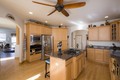 Large eat in kitchen with island and cook top!