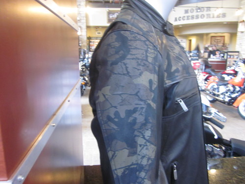 Harley Davidson Camo Deceptor Leather Jacket  