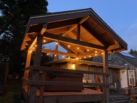 Hot Tub Roof Structure